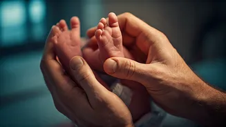 First-Time Dad's Trembling Hands Holding Newborn Goes Viral: A Heartwarming Internet Moment