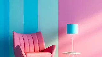 Master colour-blocking with negative space