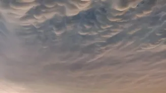 Rain Clouds Over Southern US Plains Are Travelling Farther