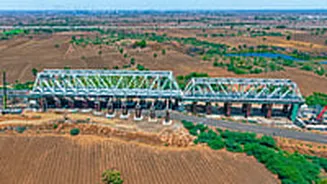 Mumbai-Ahmedabad Bullet Train Project Completes Launch Of 130 Metre Steel Bridge In Gujarat