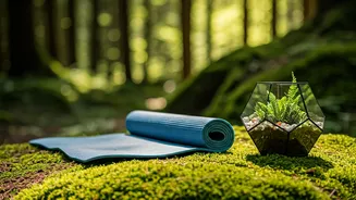 This Gentle Hatha Nature Combo Cures Evening Creative Burnout