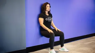 Surprising health benefits of wall-sitting