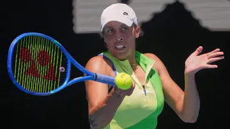 Australian Open: Madison Keys begins title defense by beating Oliynykova