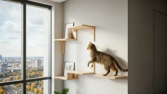 High-Rise Apartment Cats Love These New Vertical Wall Bridges