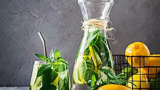 Boost Daily Energy Infuse Plain Water With Cucumber Mint And Lemon For Detox