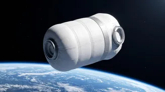 Inflatable modules to boost space living