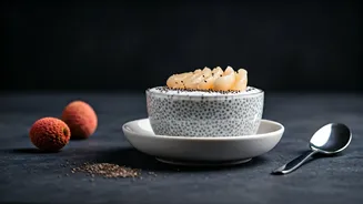 The Cleanest Litchi Chia Seed Pudding Recipe Now