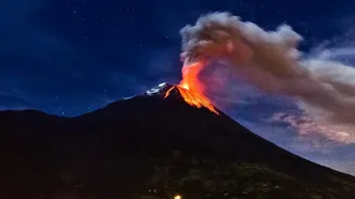 How satellites monitor active volcanoes