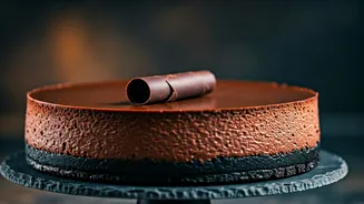 This Chocolate Cheesecake Is Picture Perfect