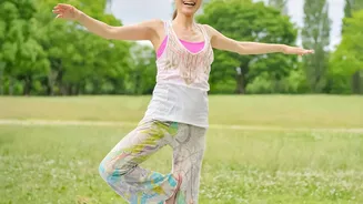 Tree Pose Variations In Yoga: Eagle-Inspired Leg And Arm Positions