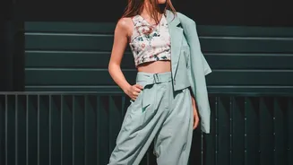 Young fashion enthusiasts transform vintage silk drapes into modern festive co ord sets