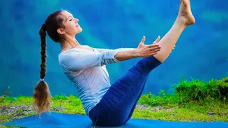 Yoga For Correct Posture Easy Asanas To Relief Lower Back Tightness From Phone Use