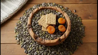 Sunflower and Pumpkin Seeds Bring Micronutrients to Simple Rainy-Day Snacks
