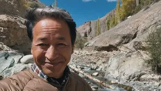 Sonam Wangchuk skips Delhi CJP protest citing Himalayan water projects