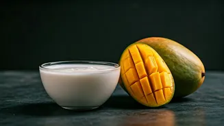 Mix Kesar Mango With Coconut Milk For Tropical Bliss