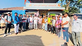 Bhiwandi Villages Erupt In Protest As Navi Mumbai Airport Opens Without Being Named After Veteran Leader DB Patil