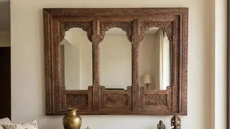 Use vintage mirrors to elevate your space