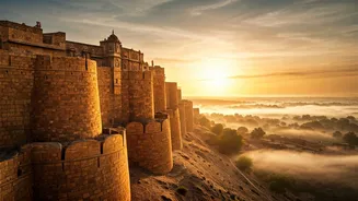 Jaisalmer Fort Walks Feel Dreamy At Sunrise