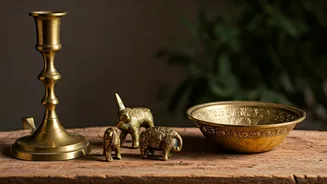 Upcycling Thrifted Vintage Brass Décor Is The Newest DIY