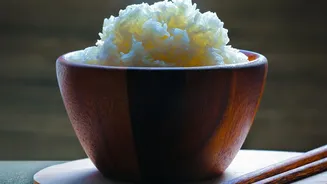 Resting after Cooking Can Help Rice Settle and Separate