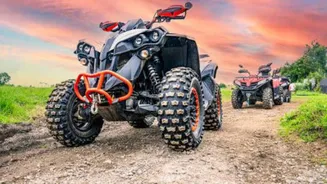 Explore Botswana's stunning landscapes on a quad bike
