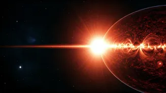 Astronomers Witness Giant Stellar Eruption: A First!