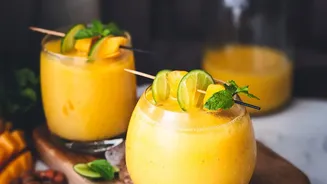 Turmeric And Mango Smoothies Offer An Earthy-Sweet Combination