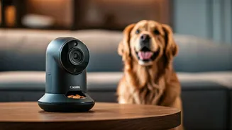 Monitor Your Pets Remotely Using Smart Treat Dispensing Automation Cameras