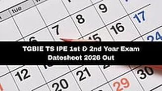 TGBIE TS IPE 1st & 2nd Year Exam Datesheet 2026 Out; Check Full Timetable Here