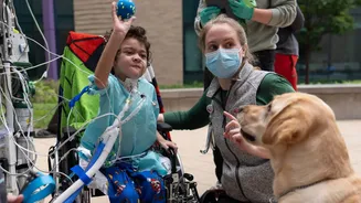 Children's Hospitals Increasingly Employ Facility Dogs for Patient Support
