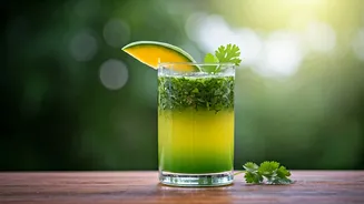 Ditch Regular Shakes For Raw Mango Coriander Green Coolers Daily