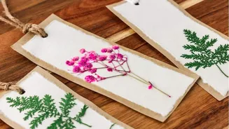 Want to make scented bookmarks? Here's how