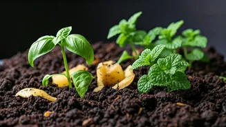 Supercharge Your Kitchen Garden Herbs Brewing Quick Starch Compost Blends