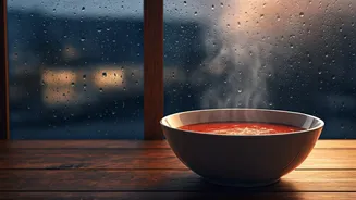 Hot Meals Dominate Rainy Evenings