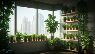 Plant-Filled Rooms Bring Softness To Hard Cities