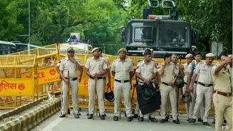 Delhi Locks Down For CJP Protest: 26,000 Forces, Trains Hit, Metro Shut, Curbs Tightened