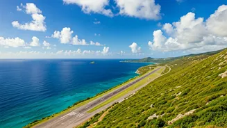 Saba's Astonishing Airfield: Earth's Tiniest Airport and its Record-Breaking Runway