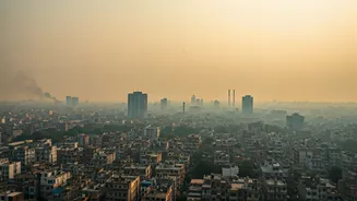 Delhi's Air Quality Suffers Again: Farm Fires Blamed