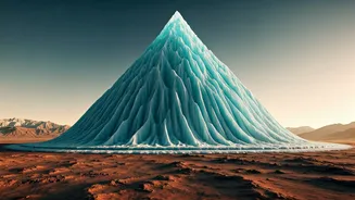 Himalayan Villages Build Ice Pyramids For Water