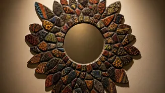 Crafting Unique African Mirrors: A DIY Guide with Ceramic Shards