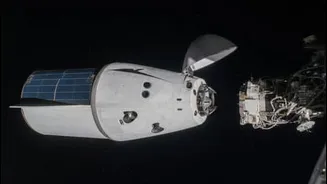 SpaceX's Dragon docks at ISS for 34th NASA resupply mission