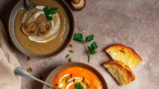 3 warm vegetarian lunch ideas