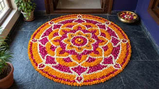 How To Create Festive Doorstep Magic With Easy Eco-Friendly Flower Petal Rangoli Hacks Today