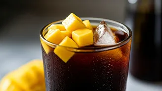 Raw Mango Chunks Are Topping Chilled Cold Brew Recipes