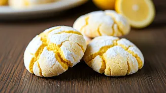 Lemon Crinkle Cookies: A Zesty Delight!
