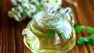 Relieve headaches with peppermint tea