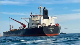 First Russian oil tanker reaches India amid US sanctions waiver