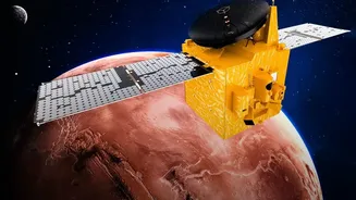 How Space Orbiters Monitor Mars Dust Accumulation Threats To Surface Solar Panels