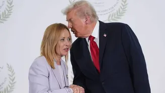 Trump swoons over Italian PM, calls her 'beautiful