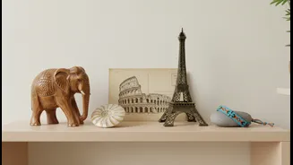 Travel Objects Feel Special When They Are Grouped And Given Breathing Room